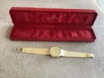 Montre Omega automatique DE Ville 100 % authentique, fabriquée en Suisse, en or jaune massif 18 carats (750) – Image 4