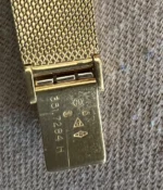 Montre Omega automatique DE Ville 100 % authentique, fabriquée en Suisse, en or jaune massif 18 carats (750) – Image 2