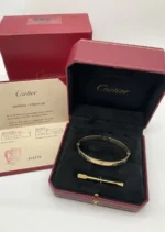 Bracelet Cartier Love en or jaune 18 carats, 19 pouces