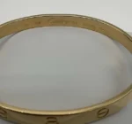 Bracelet Cartier Love en or jaune 18 carats, 19 pouces – Image 7