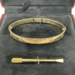 Bracelet Cartier Love en or jaune 18 carats, 19 pouces – Image 4