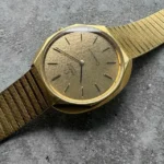 Montre Omega Constellation 1986 en or jaune massif 18 carats BA 391.8605 - 83,25 grammes + papiers – Image 10