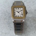 Montre Cartier Santos Carrée bimétallique 1172961, date automatique, 1996 - Ensemble complet – Image 21