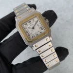 Montre Cartier Santos Carrée bimétallique 1172961, date automatique, 1996 - Ensemble complet – Image 17
