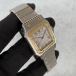 Montre Cartier Santos Carrée bimétallique 1172961, date automatique, 1996 - Ensemble complet – Image 15