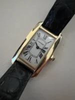 Montre Cartier Tank Américaine, petite, 2000, or jaune massif 18 carats, réf. 1710, boîte et papiers, W2601556 – Image 7