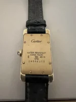 Montre Cartier Tank Américaine, petite, 2000, or jaune massif 18 carats, réf. 1710, boîte et papiers, W2601556 – Image 15