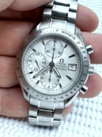 Omega Speedmaster 40 mm Chronographe Automatique 2007 1164 Cadran d'origine Réf. 3211.30 – Image 13