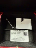 Montre automatique Cartier Tank Must XL 2022 en acier inoxydable WSTA0040 4324, ensemble complet – Image 2