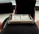 Montre automatique Cartier Tank Must XL 2022 en acier inoxydable WSTA0040 4324, ensemble complet – Image 8