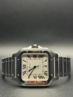 Montre Cartier Santos Grand Modèle WSSA0018 pour Homme en Acier Inoxydable 2023 – Image 13