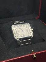 Montre Cartier Santos Grand Modèle WSSA0018 pour Homme en Acier Inoxydable 2023 – Image 4