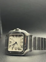 Montre Cartier Santos Grand Modèle WSSA0018 pour Homme en Acier Inoxydable 2023 – Image 12