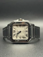 Montre Cartier Santos Grand Modèle WSSA0018 pour Homme en Acier Inoxydable 2023 – Image 11