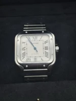 Montre Cartier Santos Grand Modèle WSSA0018 pour Homme en Acier Inoxydable 2023 – Image 6