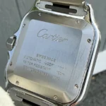 Montre Cartier Santos Grand Cadran Vert WSSA0062, 2024, Très bon état - Boîte et Papiers – Image 16