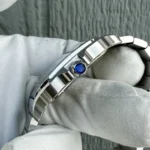 Montre Cartier Santos Grand Cadran Vert WSSA0062, 2024, Très bon état - Boîte et Papiers – Image 12