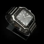 Montre Cartier Santos de Cartier 39,8 mm, cadran gris, bracelet en acier, 2025 (WSSA0037) – Image 9