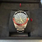 Montre Tudor Black Bay 58 GMT 39 mm, modèle 2025, modèle Coca-Cola noir rouge, 7939G1A0NRU, coffret et carte – Image 10