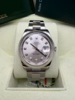 Authentique Rolex DateJust 36 d'occasion avec cadran diamant 116234, excellent état – Image 6