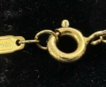Magnifique collier Tiffany & Co. avec écrin et pochette en or 18 carats. Excellent état. – Image 5