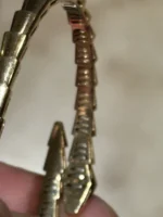 Bracelet Bvlgari Serpenti Viper en or jaune 18 carats, taille M – Image 5