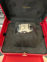 Montre Cartier Santos 31,5 mm WSSA0085 Dumont en acier inoxydable d'occasion – Image 5