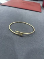 Cartier Just Un Clou Petit Modèle Taille 19 Or Jaune 18K – Image 8