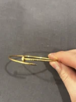 Cartier Just Un Clou Petit Modèle Taille 19 Or Jaune 18K – Image 3