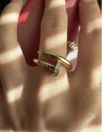 Cartier Juste Un Clou Ring 49mm US 5 18K Yellow Classic Model – Image 4