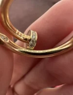 Cartier Juste Un Clou Ring 49mm US 5 18K Yellow Classic Model – Image 2