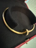 Bracelet Cartier Juste un Clou, modèle classique en or 18 carats, taille 20 ; avec certificat – Image 8