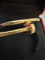 Bracelet Cartier Juste un Clou, modèle classique en or 18 carats, taille 20 ; avec certificat – Image 5