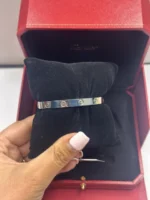 Bracelet Cartier LOVE en or blanc 18 carats, taille 17, coffret complet et certificat – Image 10