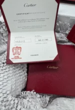 Bracelet jonc Love de Cartier | Or jaune 18 carats | Certificat et écrin | Taille 19 – Image 4