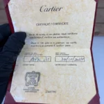 Bracelet Cartier Love en or rose 18 carats, taille 16, ensemble complet avec papiers – Image 3