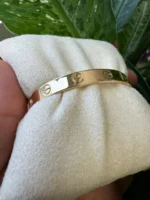 Bracelet Love Cartier en or jaune 18 carats, taille 16, avec boîte et certificat - B4034 – Image 4