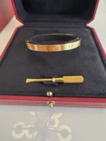 Bracelet Love Cartier en or jaune 18 carats – Image 10