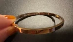 Bracelet jonc Love Cartier en or rose 18 carats 750, taille 16 cm, avec tournevis – Image 6