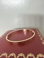 Bracelet Love Cartier - Modèle Classique - Or rose 18 carats - 21 cm - Coffret et certificat 2022 – Image 2