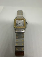 Montres Cartier Santos Date Réf. 81036288 Cadran Blanc Automatique 29 mm 2961 – Image 5