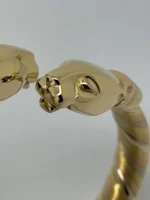 Bracelet Cartier Panthère Cougar Trinity en or jaune, blanc et rose 18 carats, service 2025 – Image 11