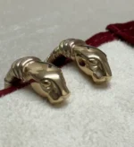 Boucles d'oreilles Trinity Cartier Panthère Cougar en or jaune, blanc et rose 18 carats, service 2025 – Image 18
