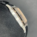 Montre homme Cartier Santos Dumont W2SA0011, cadran argenté, boîte et papiers – Image 6