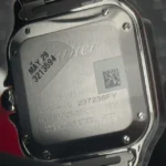 Montre Cartier Santos Medium en acier inoxydable avec cadran vert, 41,9 x 35,1 mm, WSSA0061, ensemble complet – Image 2