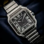 Bracelet Cartier Santos WSSA0037, excellent modèle complet, modèle X-tra Factory, 2022, 39,8 mm, grand modèle – Image 8