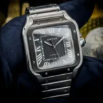 Bracelet Cartier Santos WSSA0037, excellent modèle complet, modèle X-tra Factory, 2022, 39,8 mm, grand modèle – Image 7