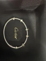 Bracelet Cartier Écrou en or blanc, taille 18 – Image 5