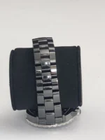 Montre Chanel J12 Quartz 33 mm en céramique noire avec index émeraude + écrin Chanel – Image 9