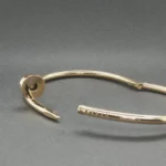 Estate Cartier 18K Rose Gold Juste En Clou Classic Bracelet – Image 5